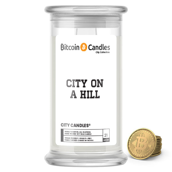 City Of A Hill City Bitcoin Candles