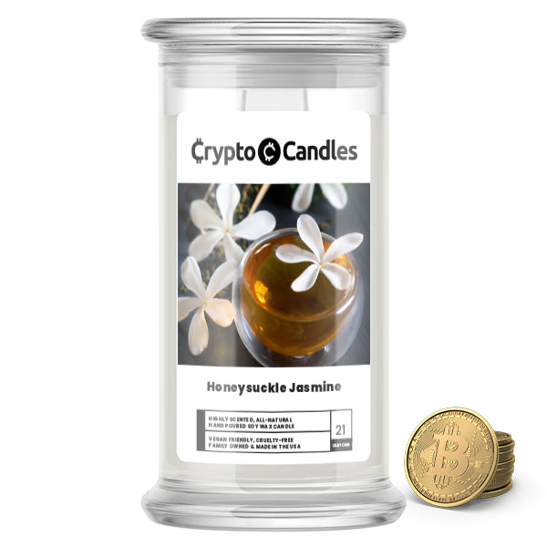 Honeysuckle Jasmine Crypto Candle