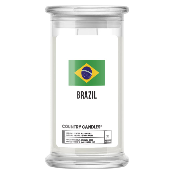Brazil Country Candles