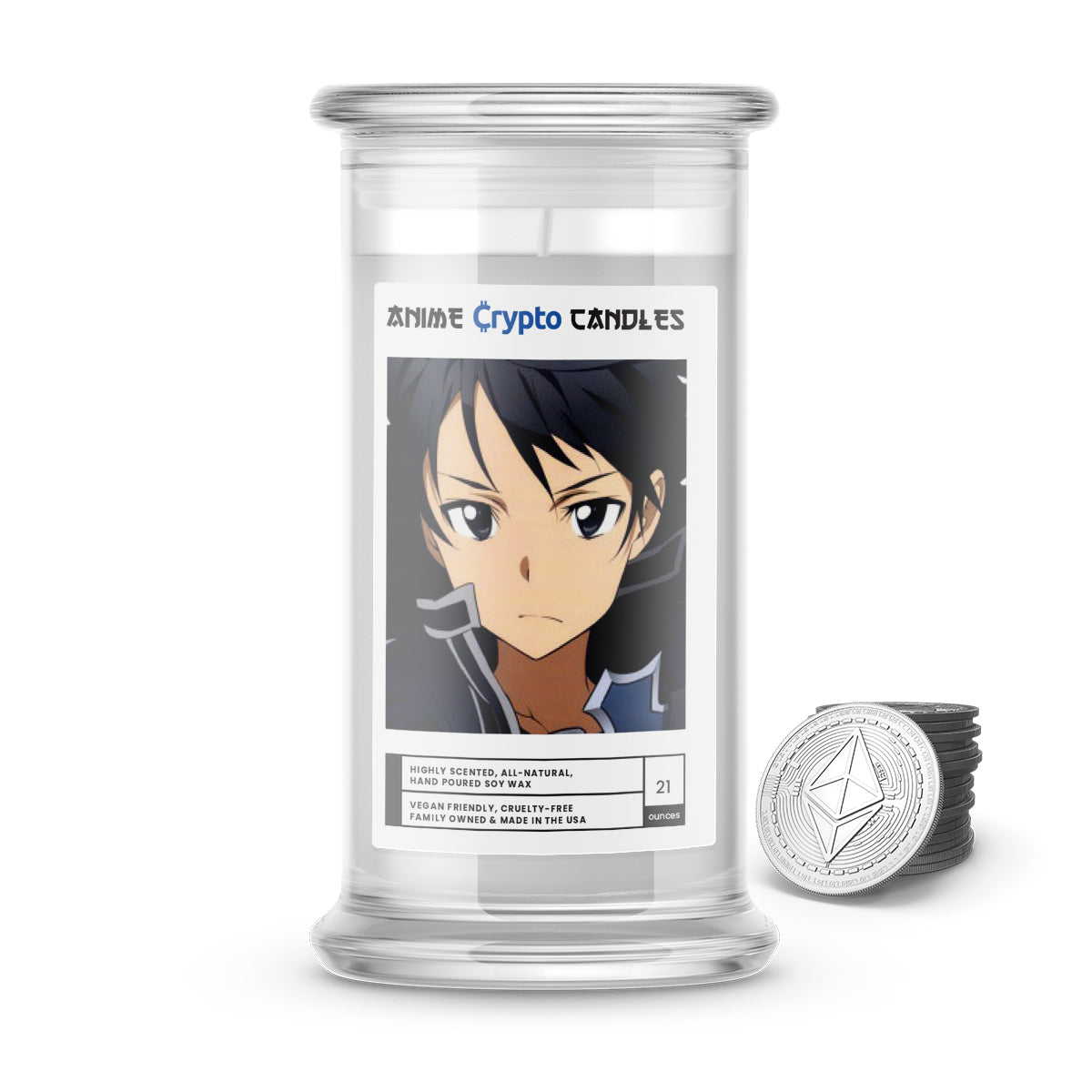 Kirigaya, Kazuto (桐ヶ谷 和人) - Crypto Anime Candles