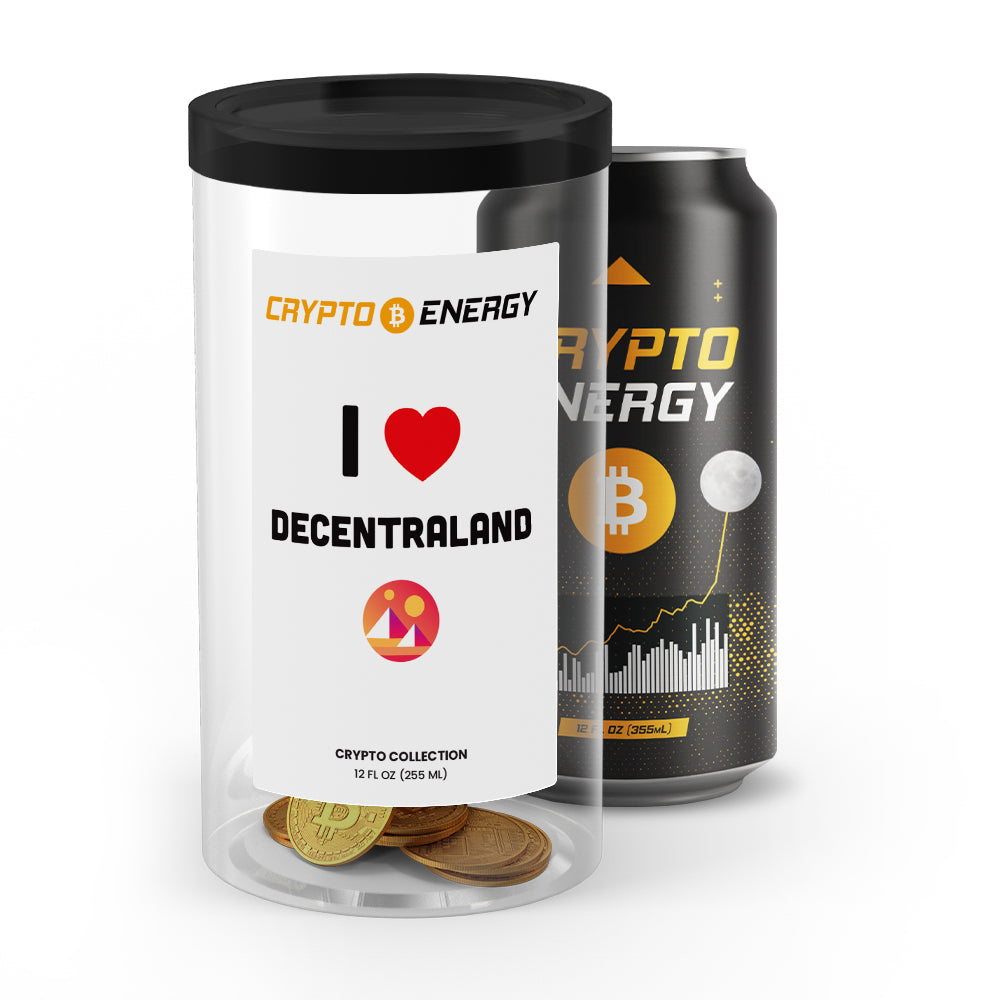 I ❤ Decentraland  | Crypto Energy Drinks