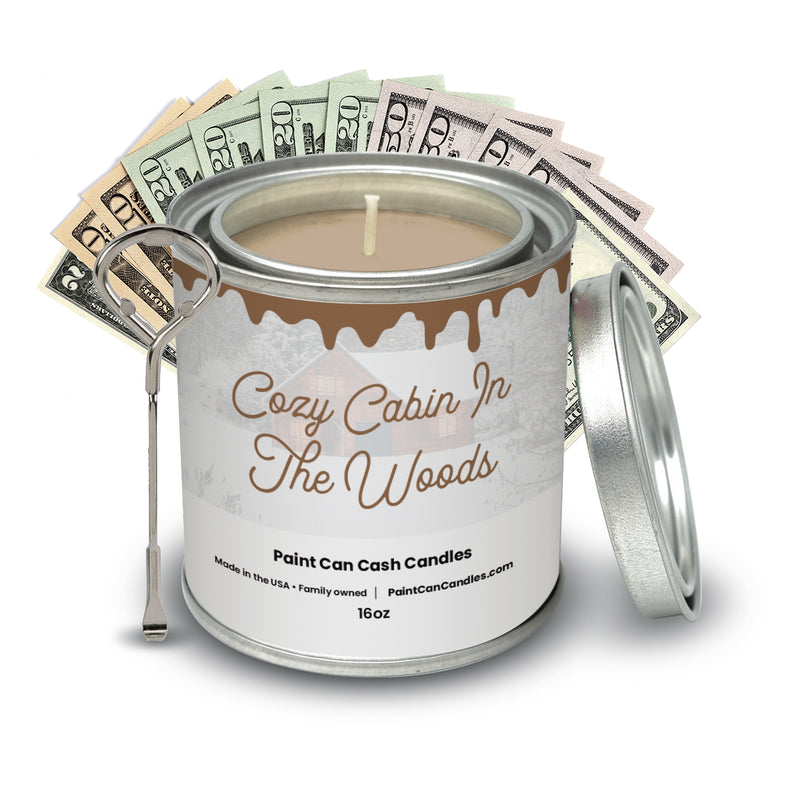 Cozy Cabin In The Woods - Paint Can Cash Candles