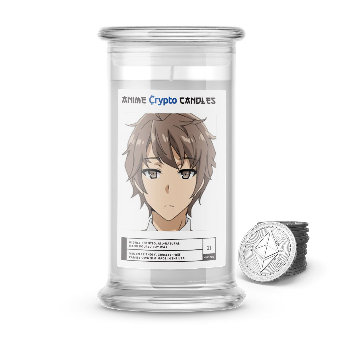 Azusagawa, Sakuta (梓川 咲太) - Crypto Anime Candles