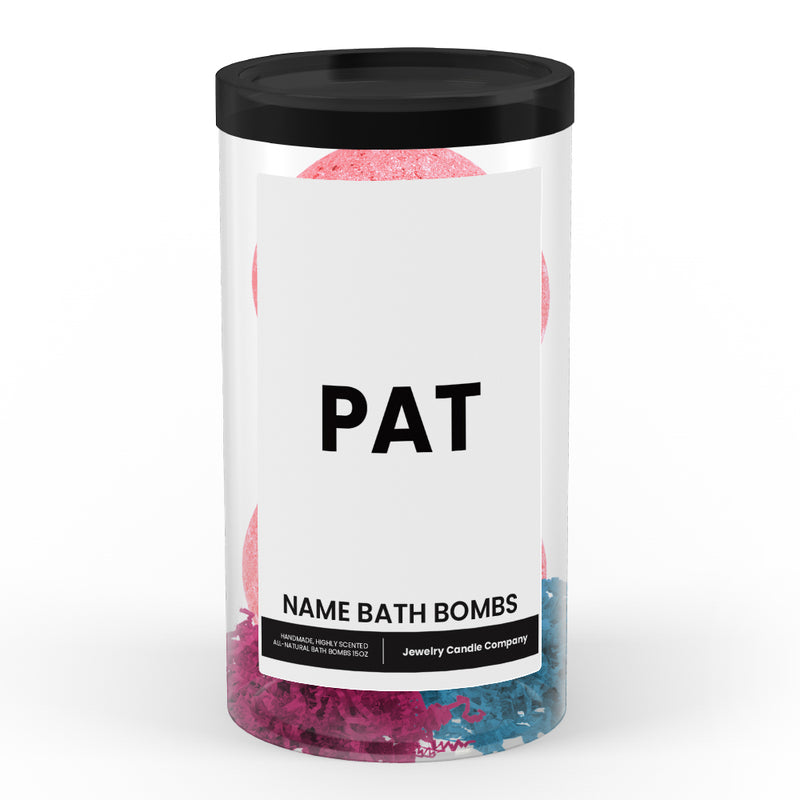 PAT Name Bath Bomb Tube