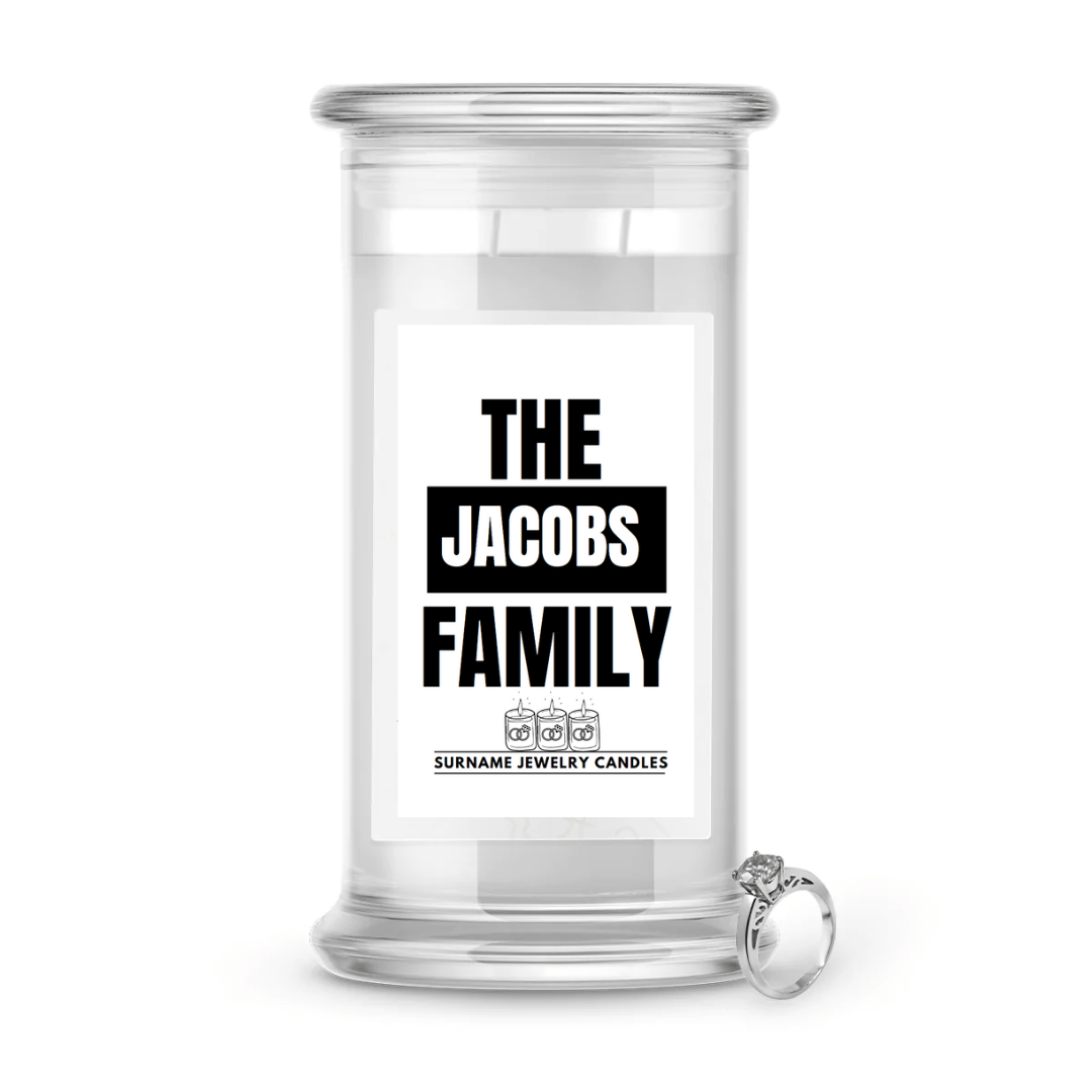 The Jacobs Family | Surname Jewelry Candles