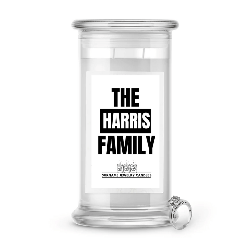 The Harris Family | Surname Jewelry Candles