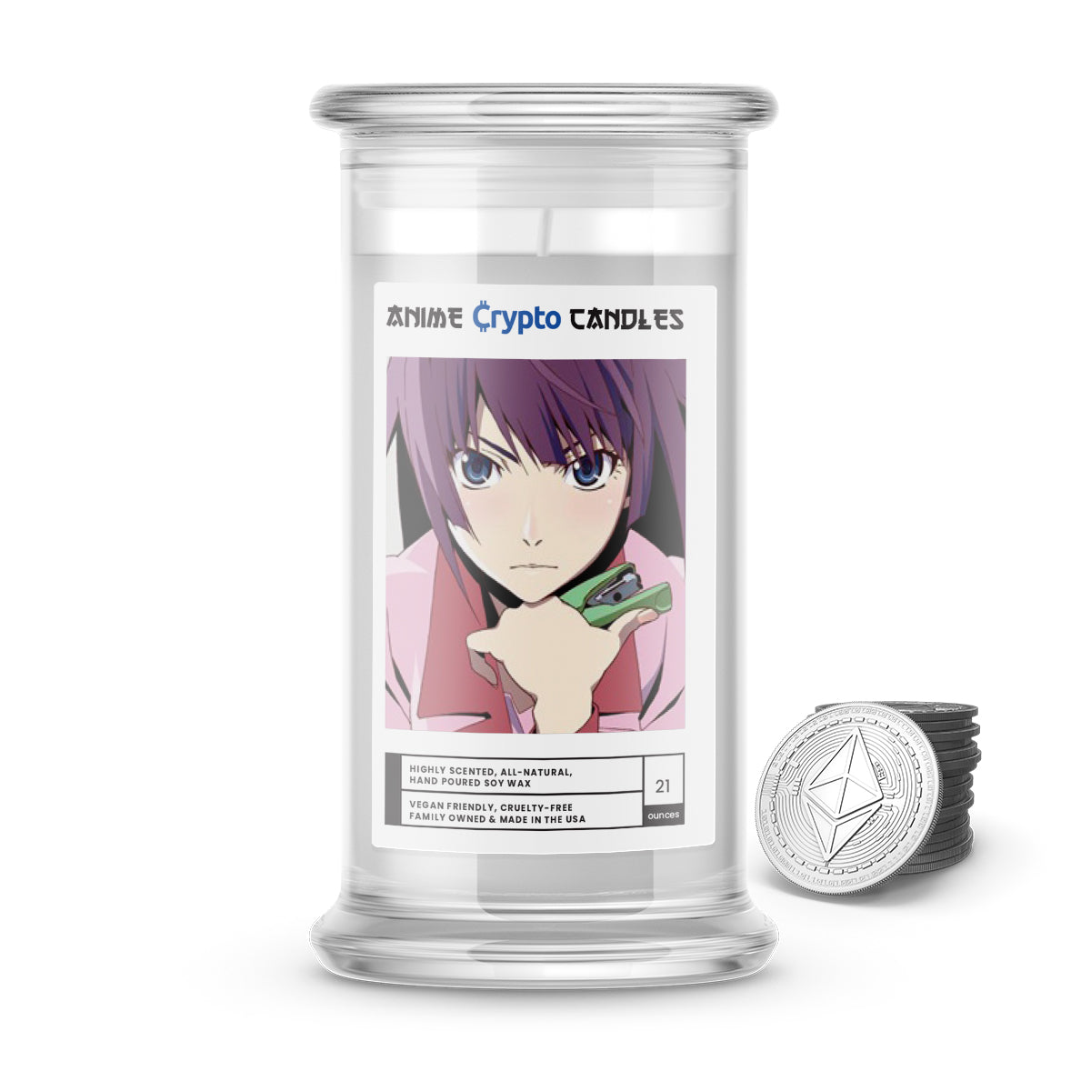Senjougahara, Hitagi (戦場ヶ原 ひたぎ) - Crypto Anime Candles