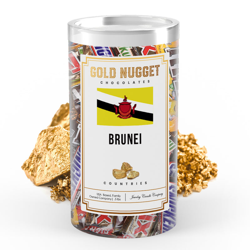 Brunei Countries Gold Nugget Chocolates