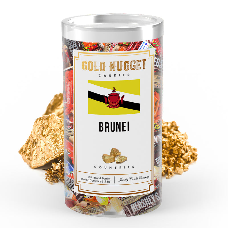Brunei Countries Gold Nugget Candy