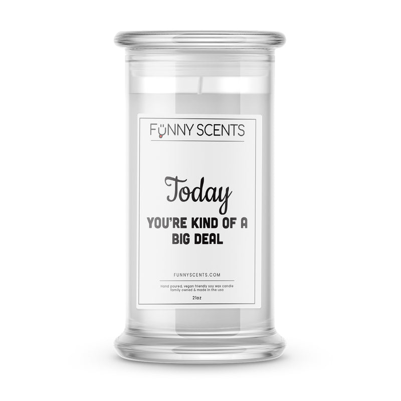 Today You're kind of a Big Deal Funny Candles