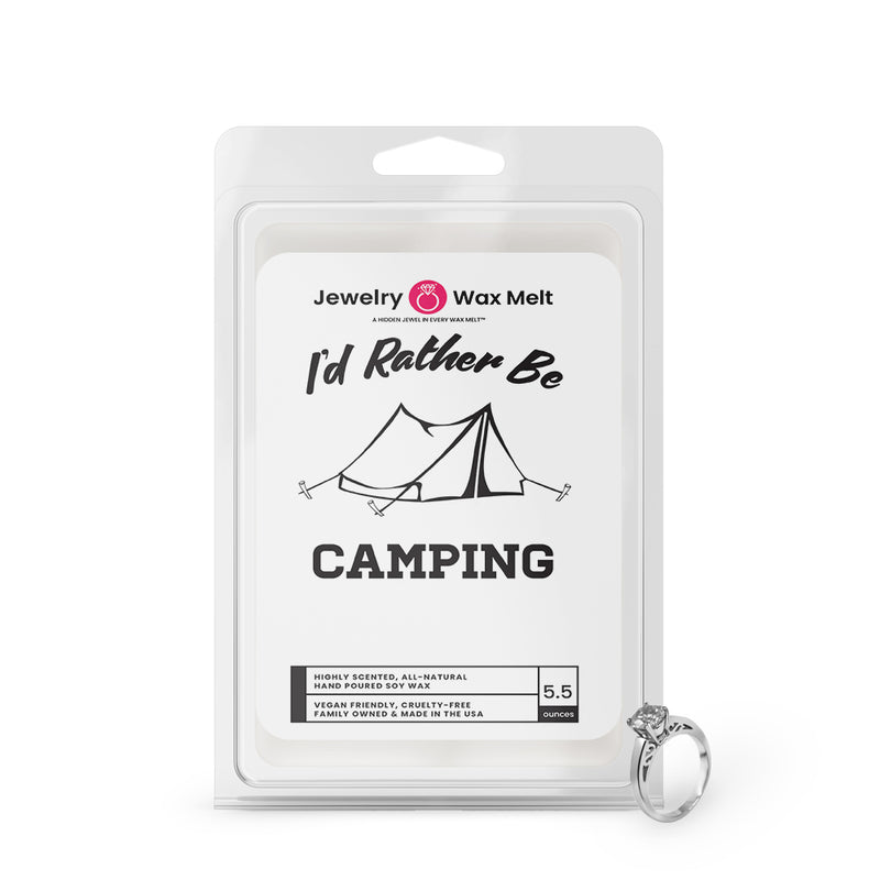 I'd rather be Camping Jewelry Wax Melts