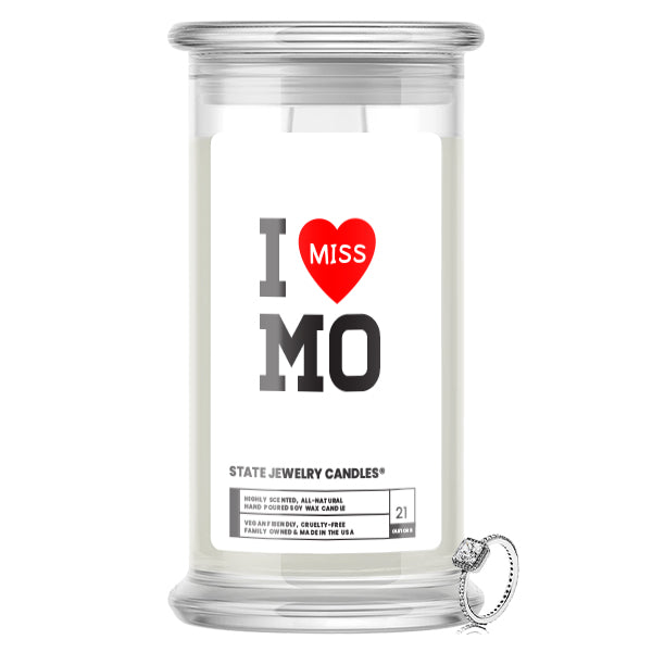I miss MO State Jewelry Candle