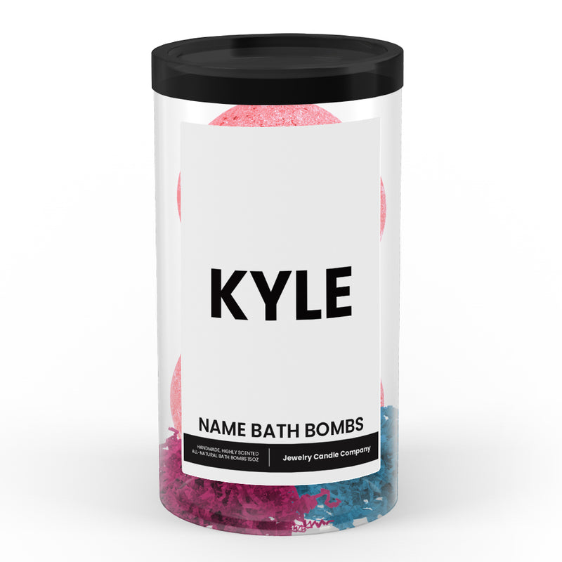 KYLE Name Bath Bomb Tube
