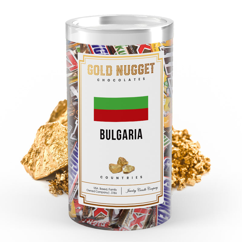 Bulgaria Countries Gold Nugget Chocolates