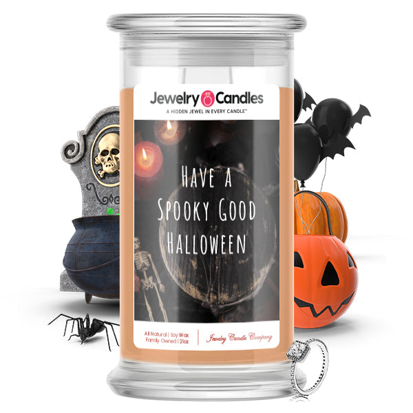 Have a spooky good halloween Jewelry Candle