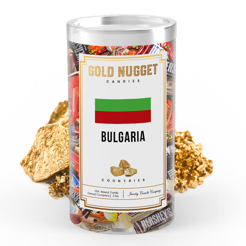 Bulgaria Countries Gold Nugget Candy