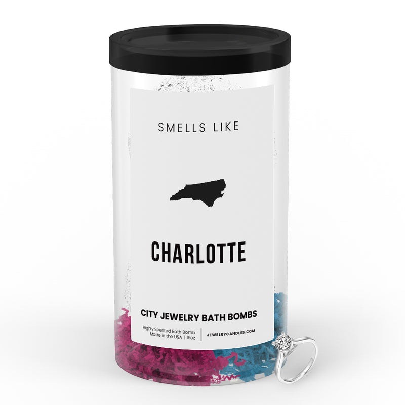 Smells Like Charlotte City Jewelry Bath Bombs