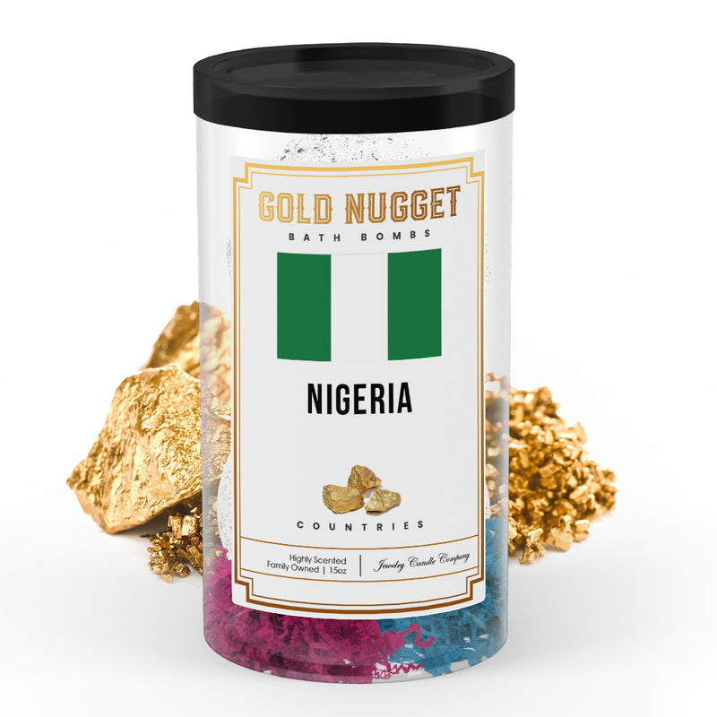 Nigeria Countries Gold Nugget Bath Bombs