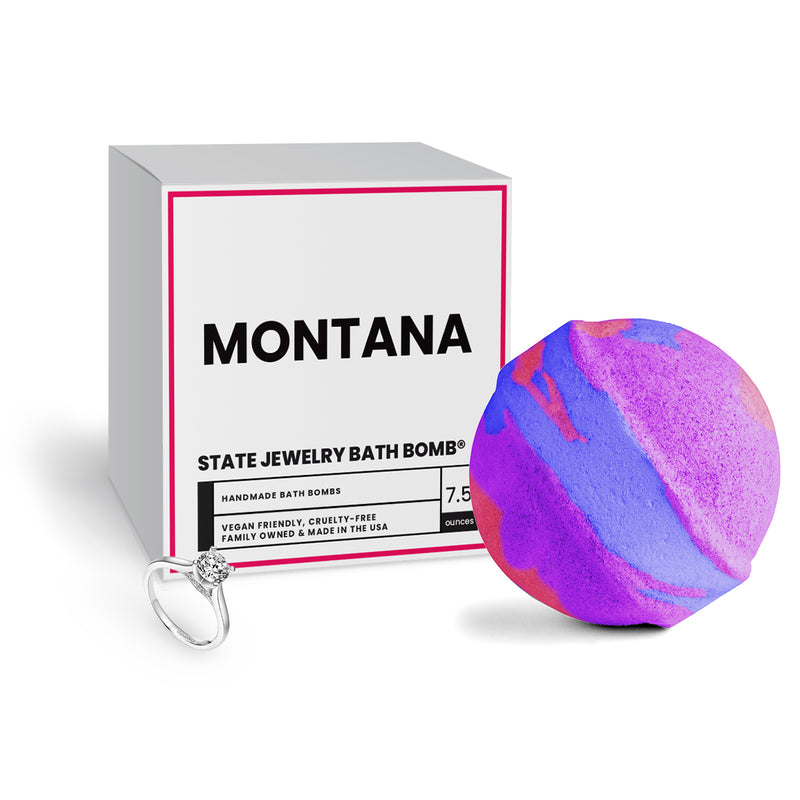 Montana State Jewelry Bath Bomb
