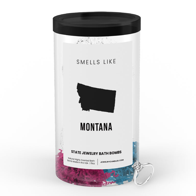 Smells Like Montana State Jewelry Bath Bombs