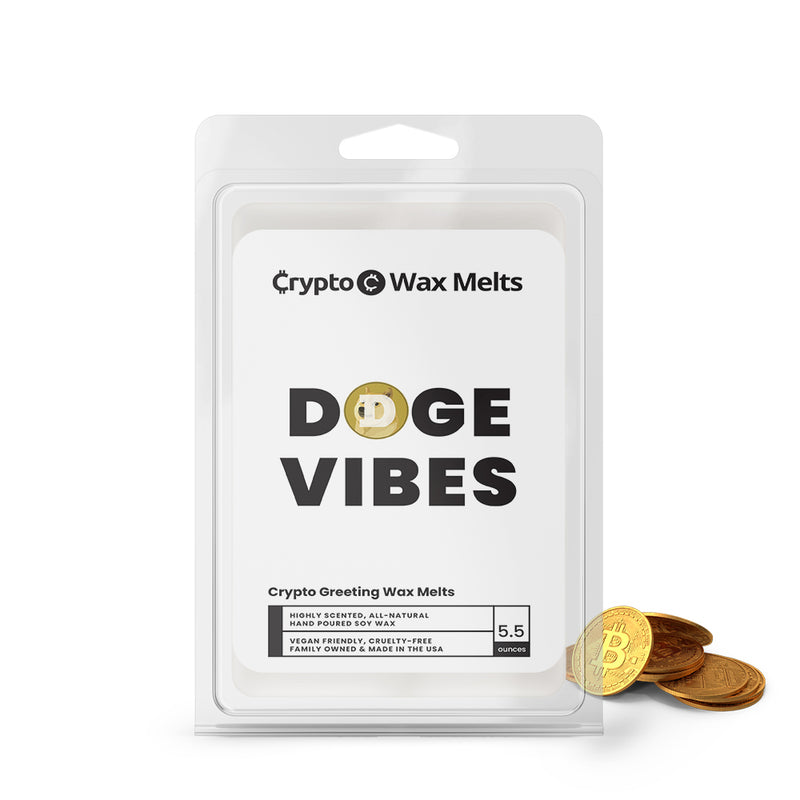 Doge Vibes Crypto Greeting Wax Melts