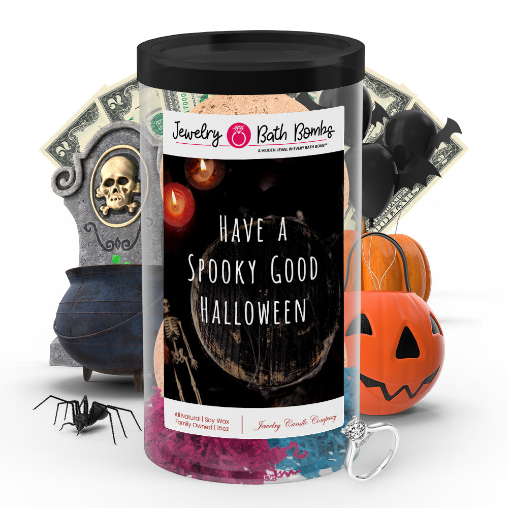 Have a spooky good halloween Jewelry Bath Bombs