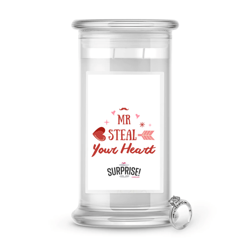 Mr Steal Your Heart | Valentine's Day Surprise Jewelry Candles