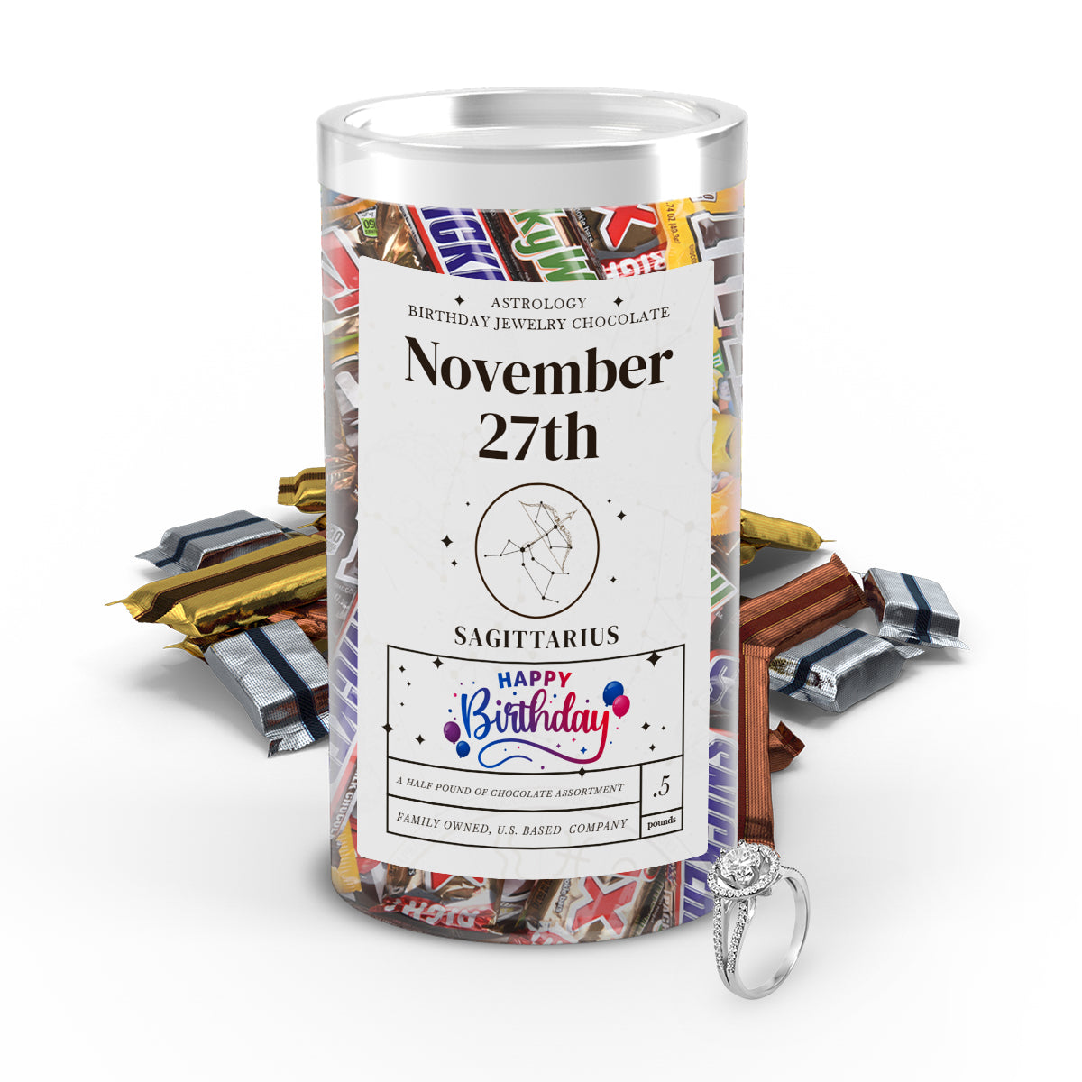 SAGITTARIUS  | ASTROLOGY BIRTHDAY JEWELRY CHOCOLATE