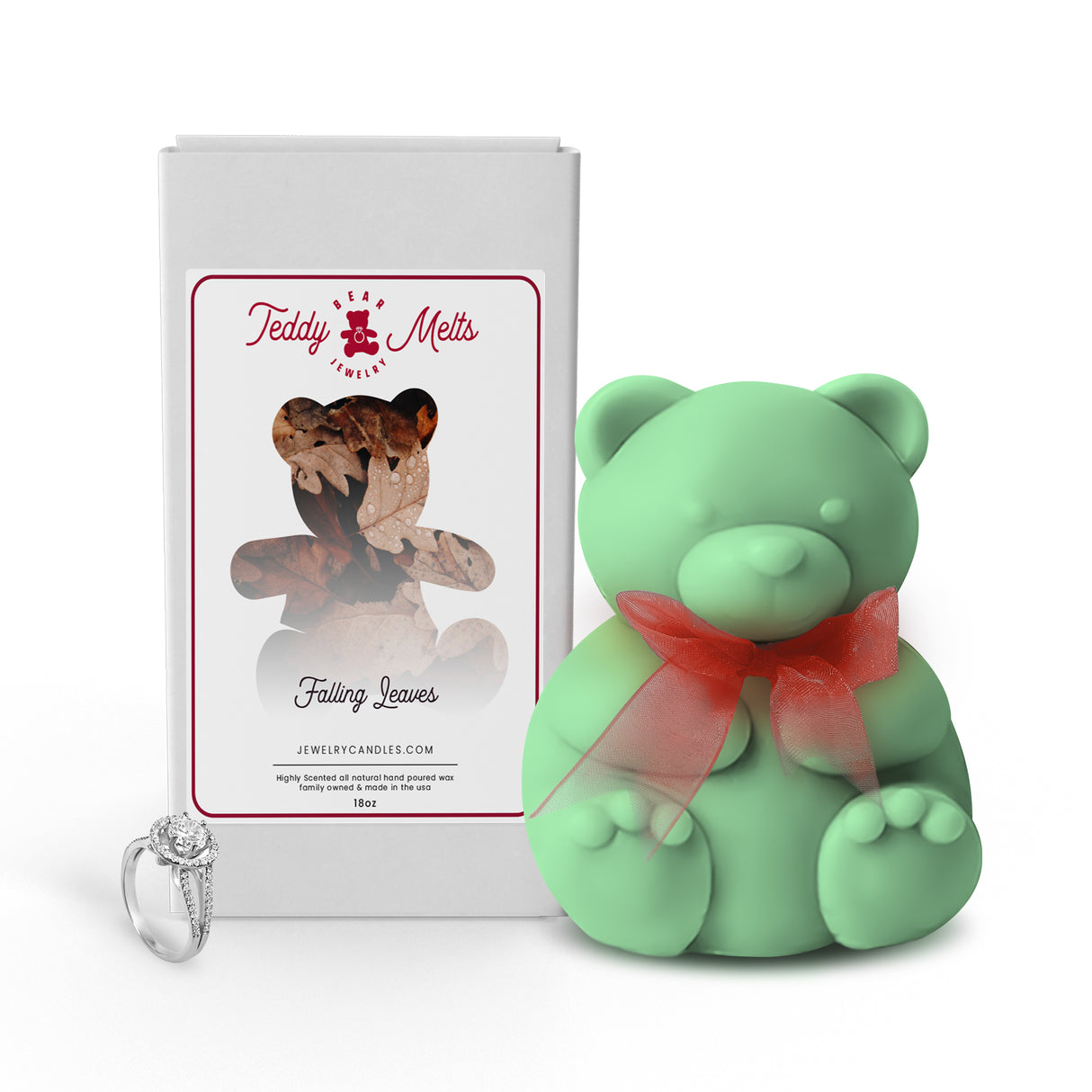 Falling Leaves GIANT Teddy Bear Jewelry Wax Melts