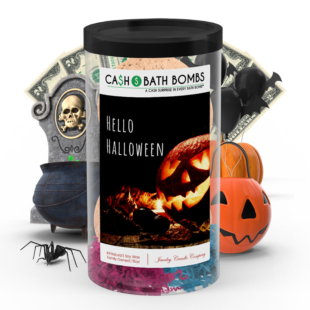 Hello halloween Cash Bath Bombs