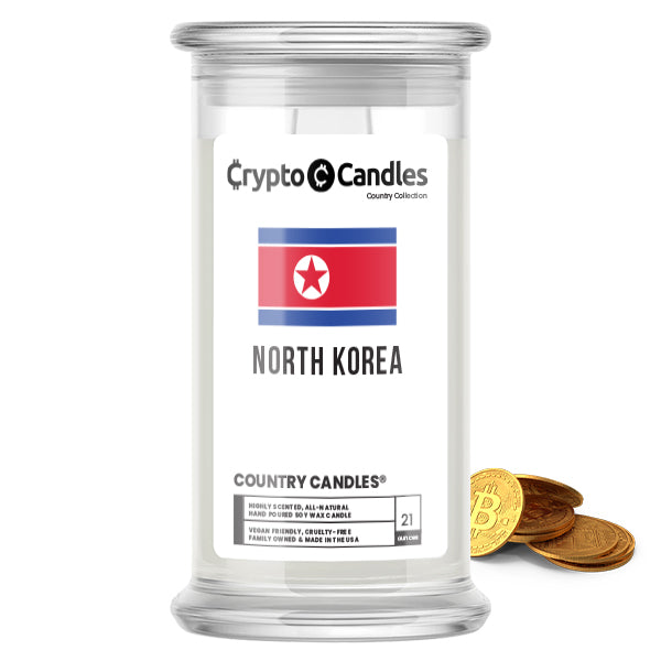 North Korea Country Crypto Candles