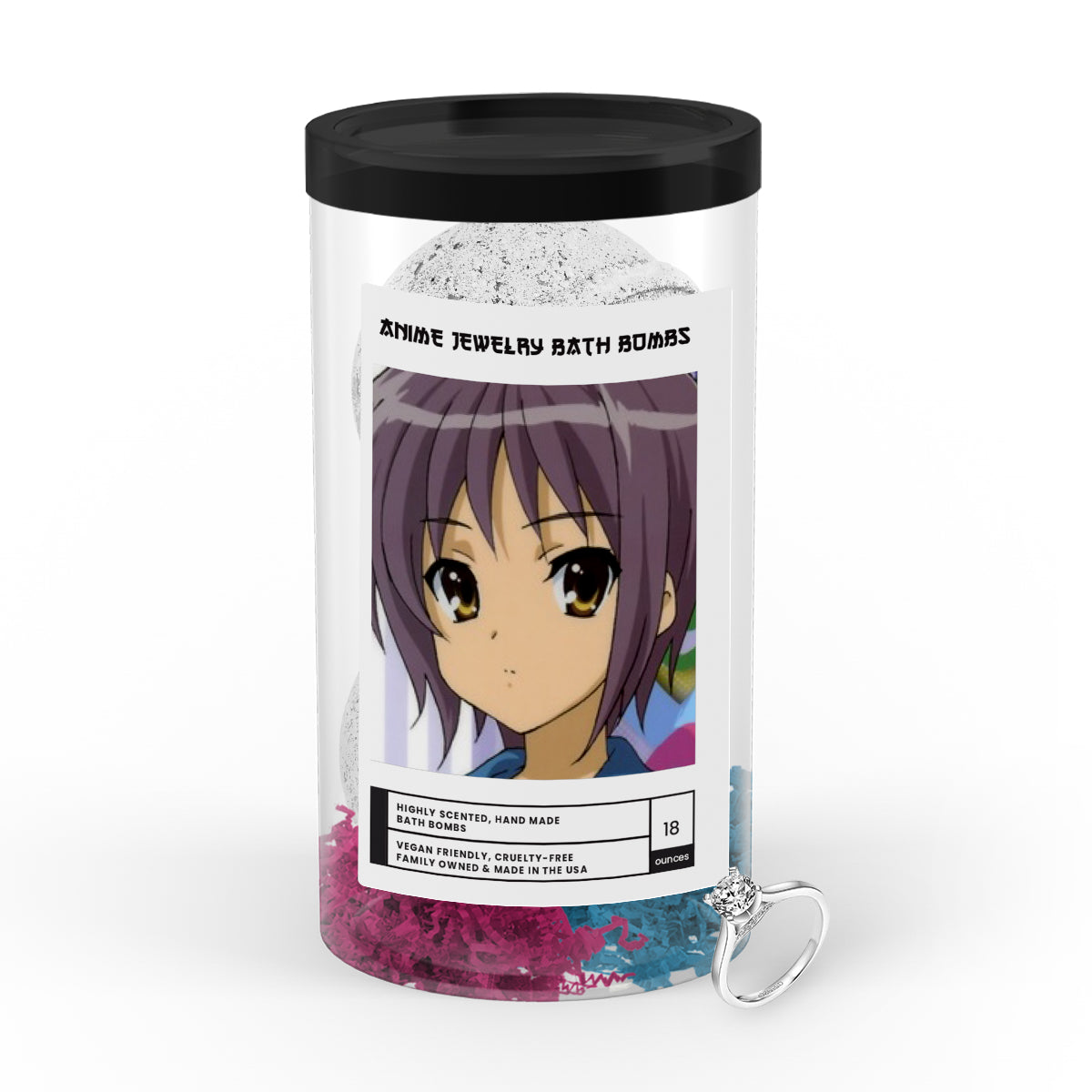 Nagato, Yuki (長門 有希) | Anime Jewelry Bath Bombs