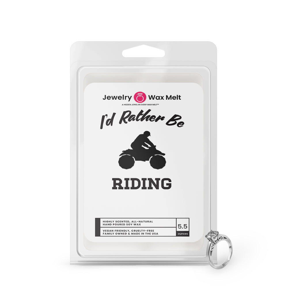 I'd rather be Riding Jewelry Wax Melts