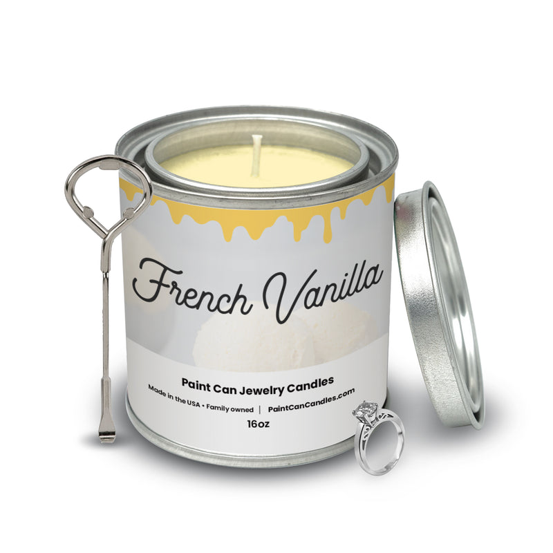 French Vanilla - Paint Can Jewelry Candles
