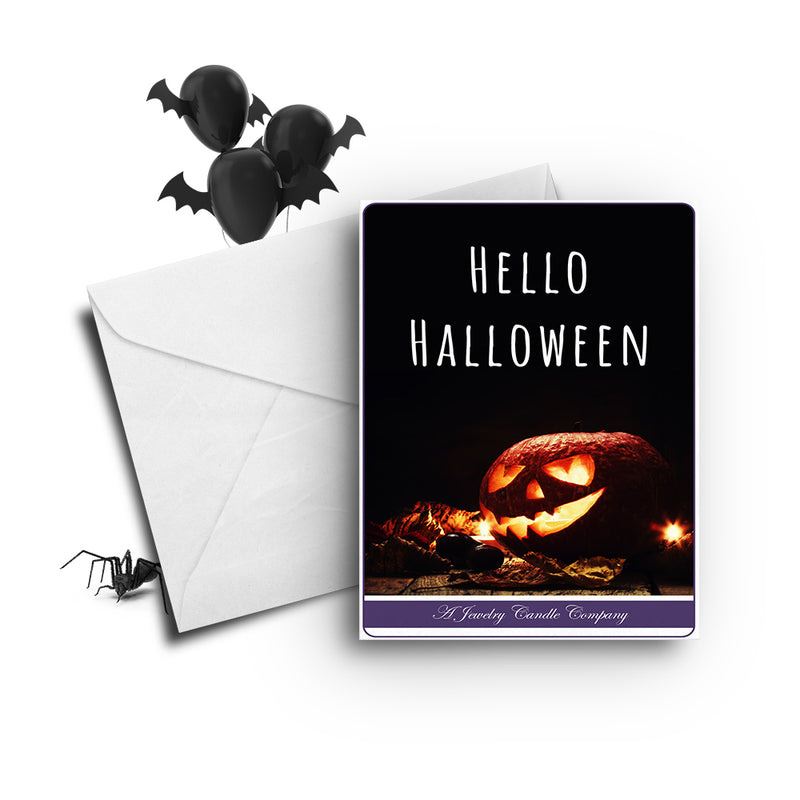 Hello halloween Greetings Card