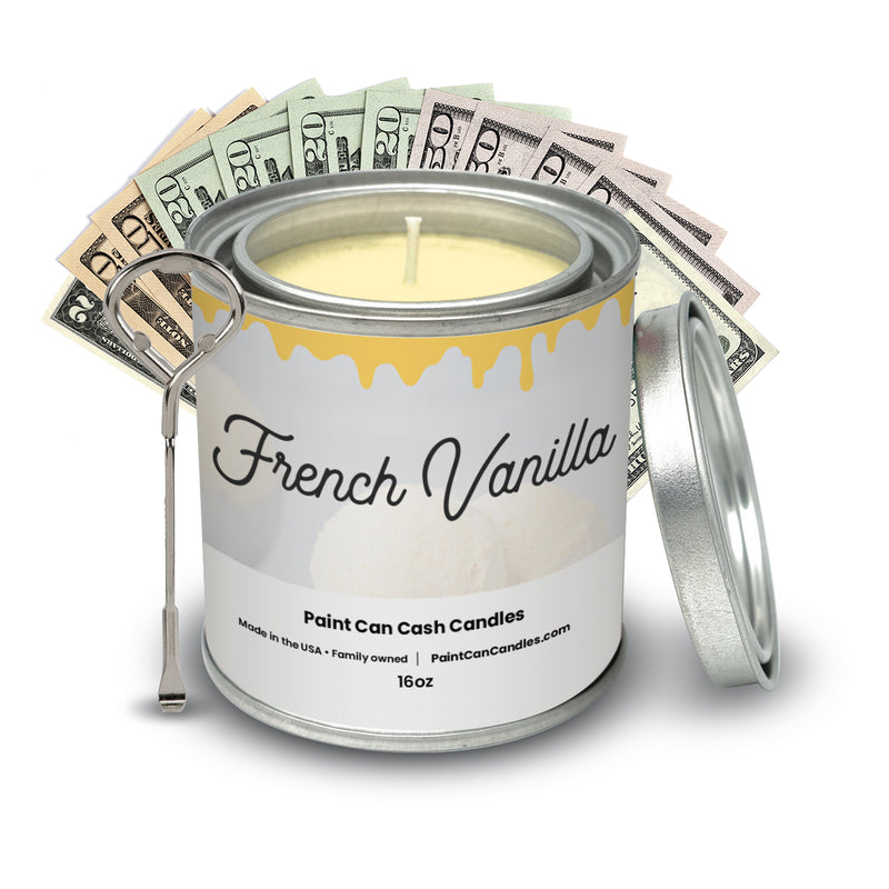 French Vanilla - Paint Can Cash Candles