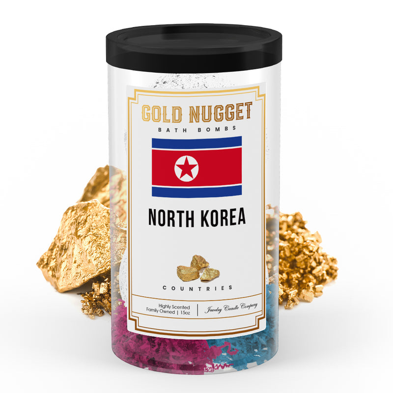 North Korea Countries Gold Nugget Bath Bombs