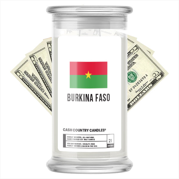 Burkina Faso Cash Country Candles