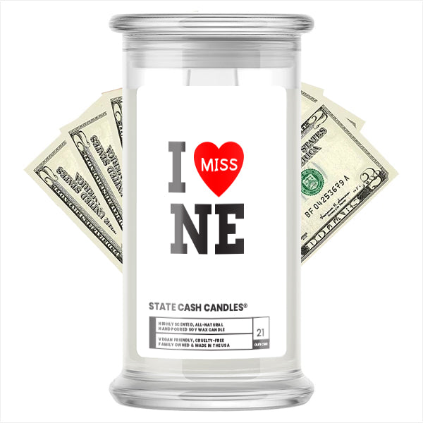 I miss NE State Cash Candle