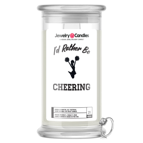 I'd rather be Cheering Jewelry Candles