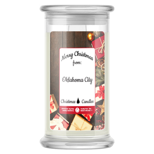 Merry Christmas From OKLAHOMA CITY Candles