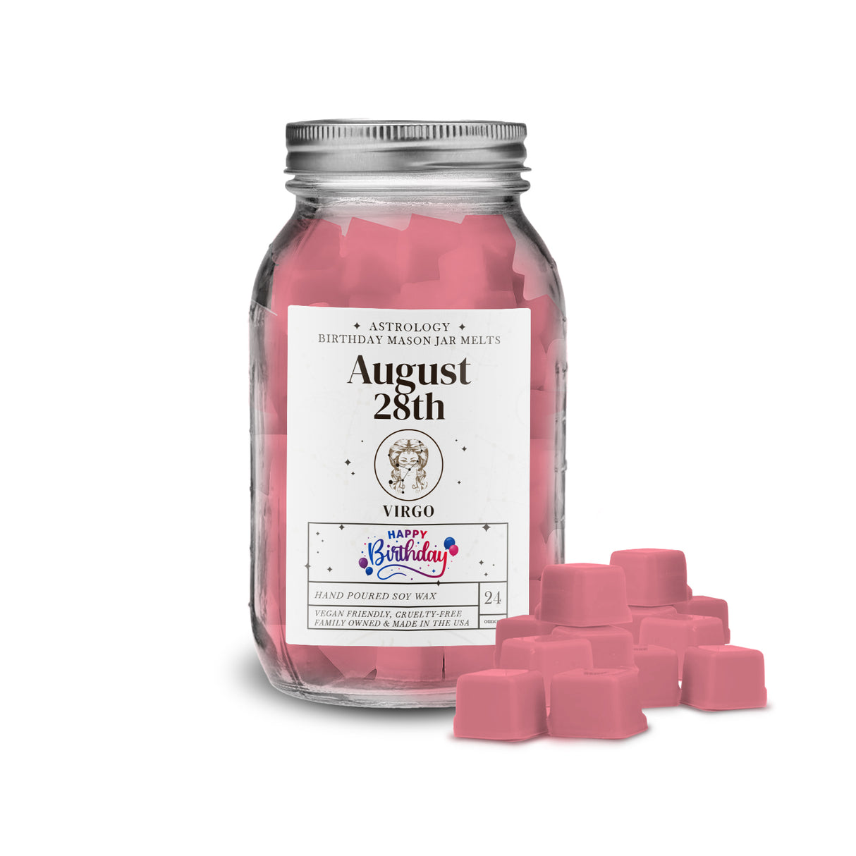 VIRGO  | ASTROLOGY BIRTHDAY MASON JAR MELTS