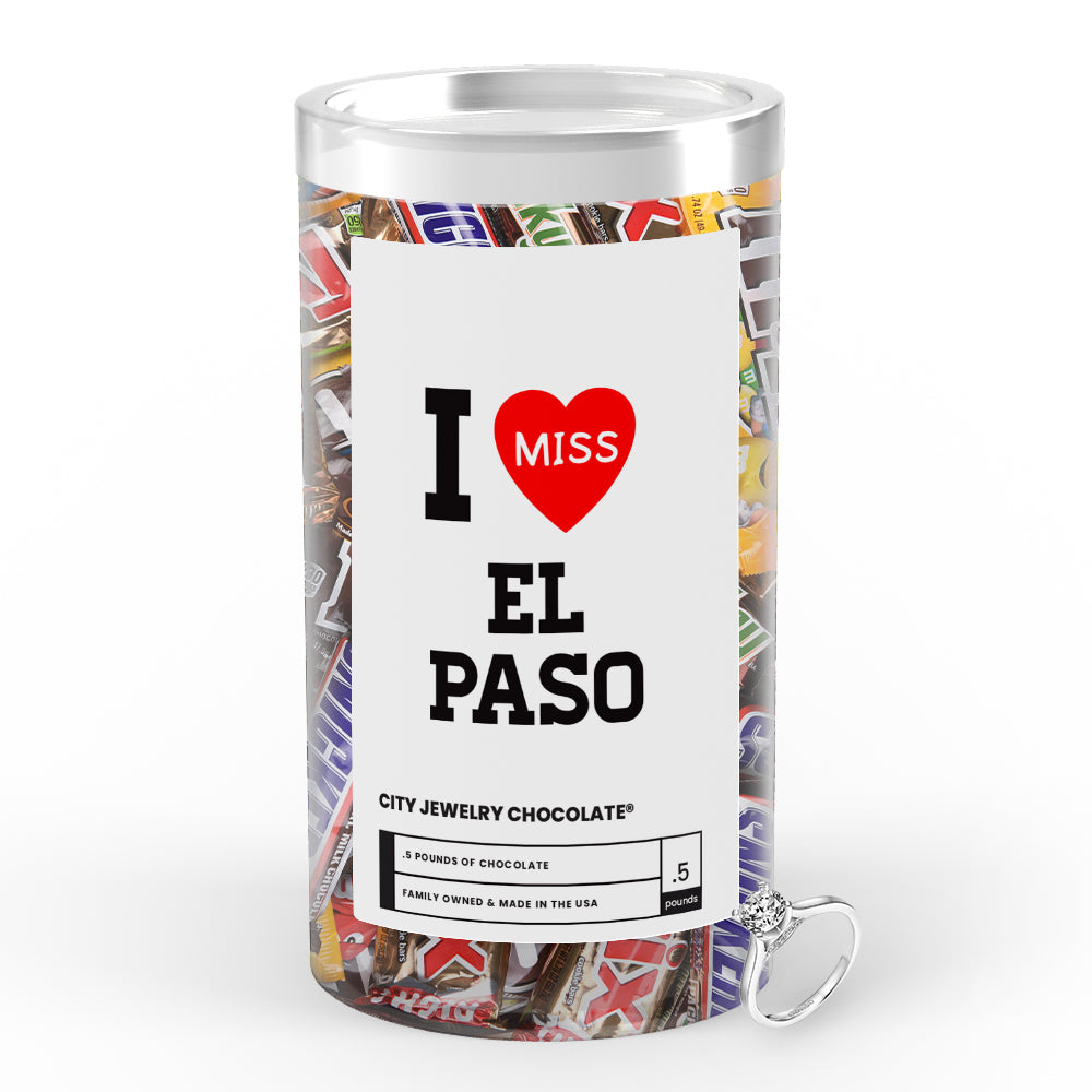 I miss EL Paso City Jewelry Chocolate