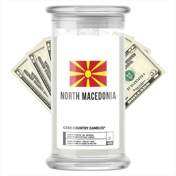 north macedonia cash candle