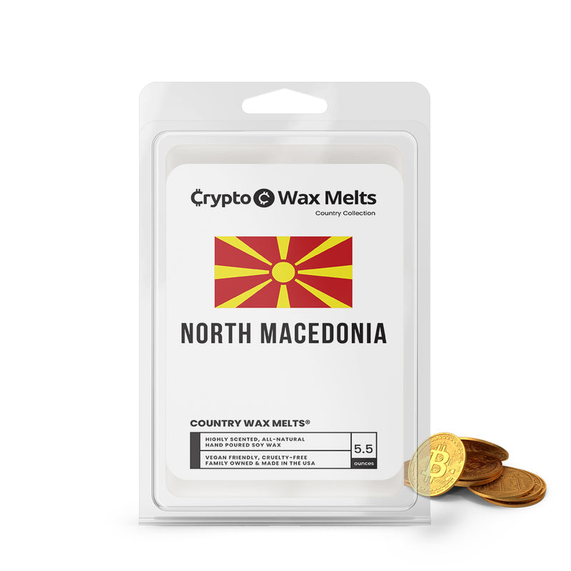 North Macedonia Country Crypto Wax Melts
