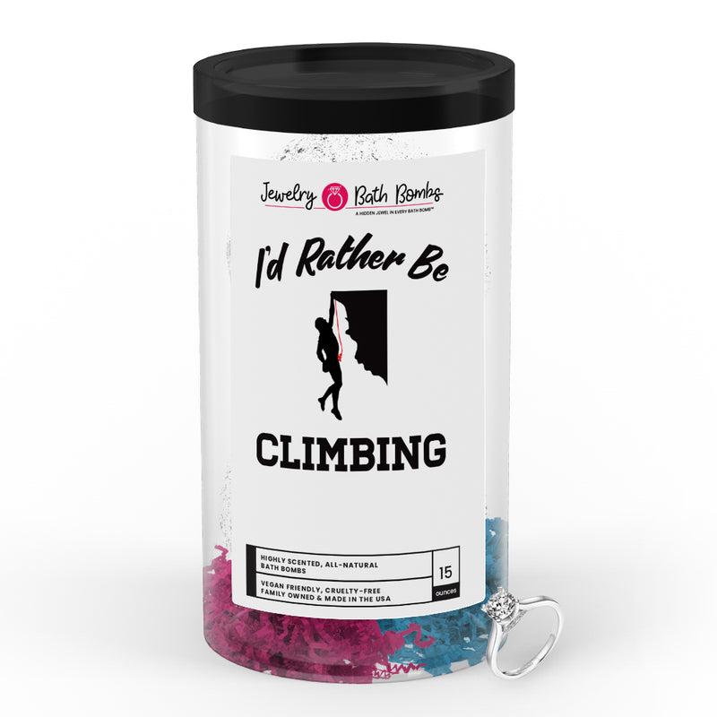 I'd rather be Climbing Jewelry Bath Bombs
