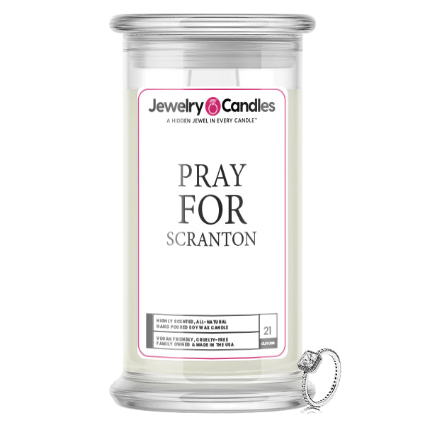 Pray For Scranton Jewelry Candle