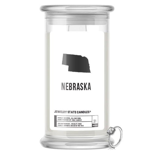Nebraska Jewelry State Candles