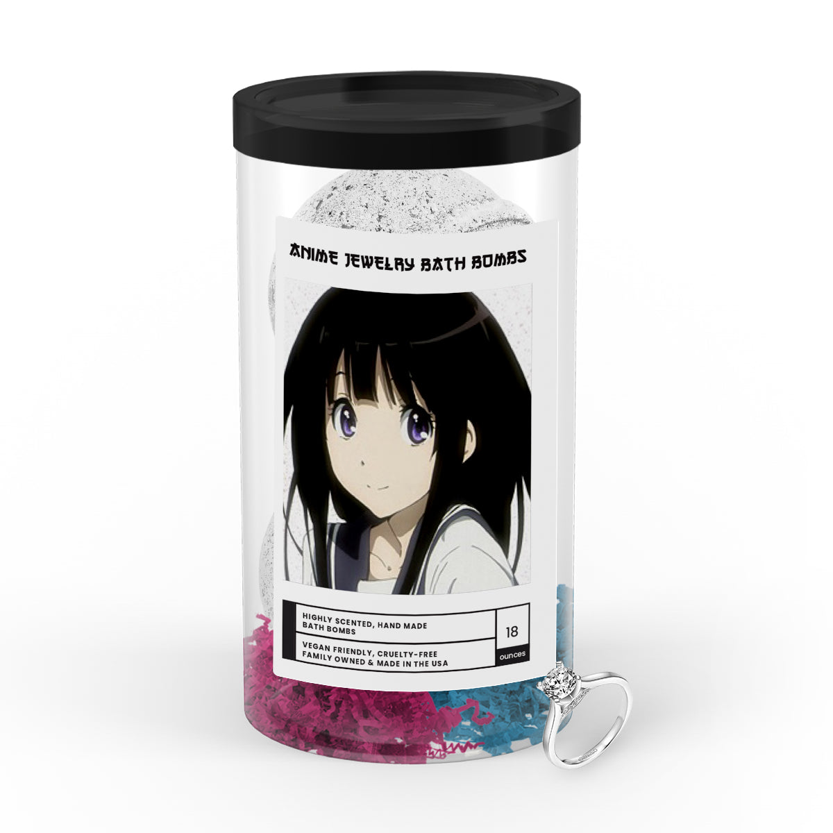 Chitanda, Eru (千反田 える) | Anime Jewelry Bath Bombs