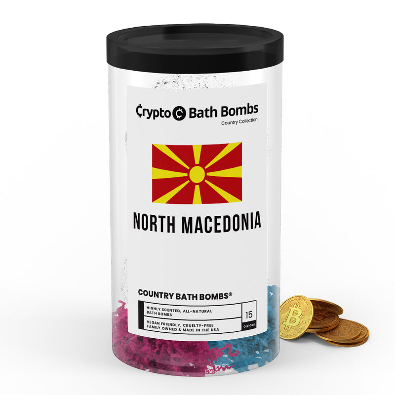 North Macedonia Country Crypto Bath Bombs